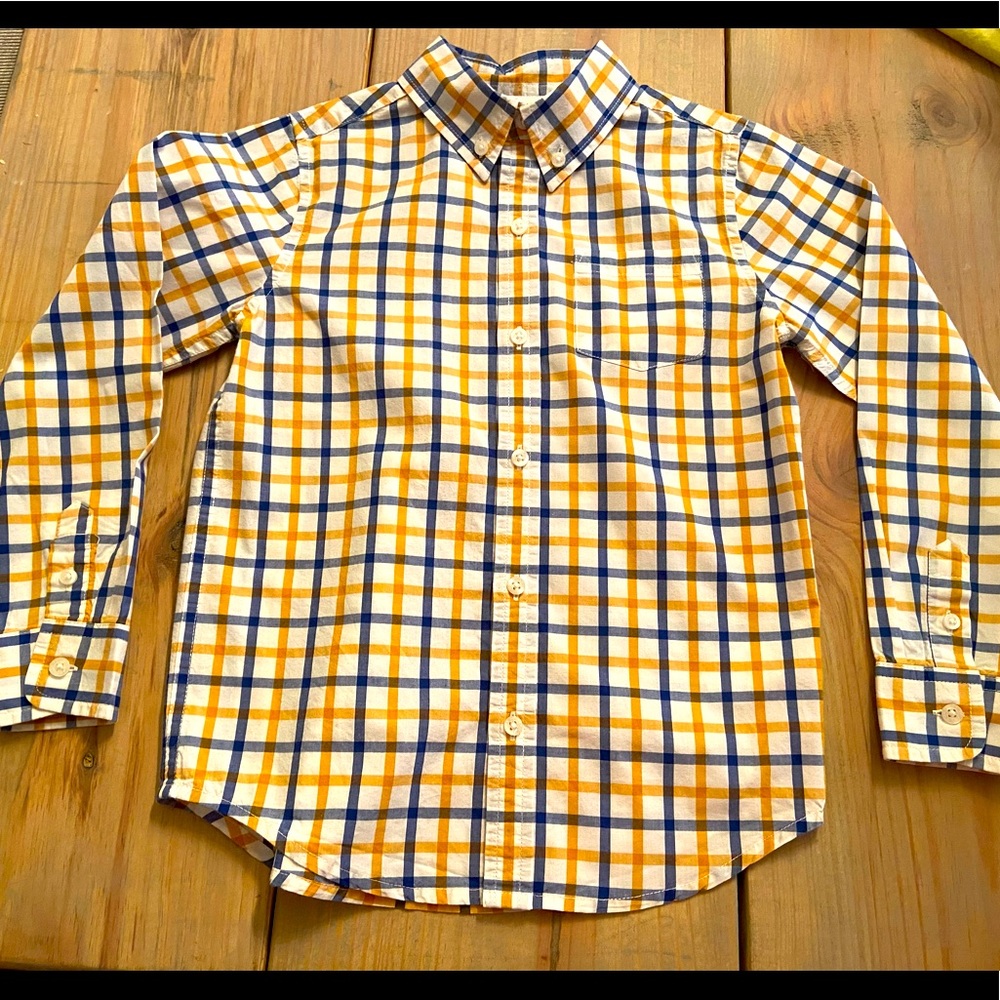 Janie & Jack boys size 6 button down shirt